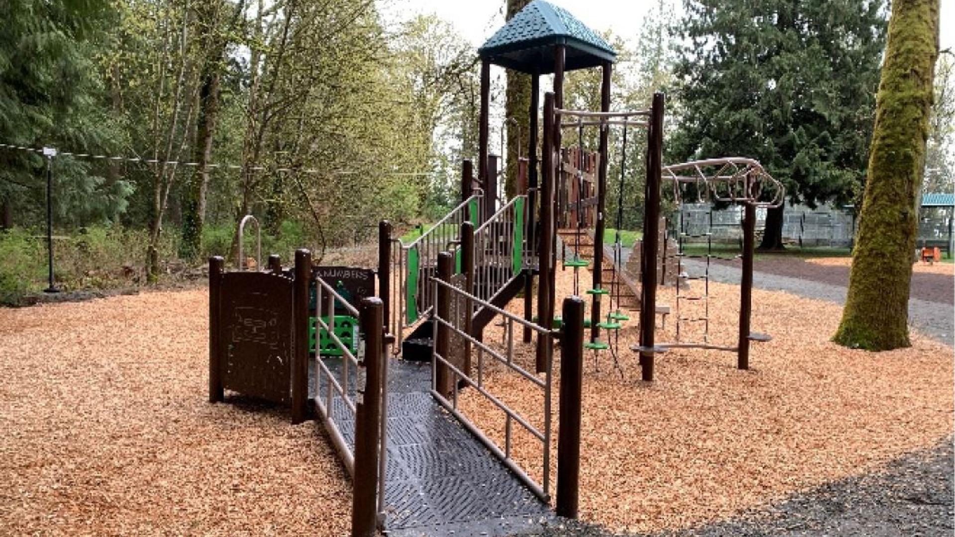 Image of Albion Park Playground in fall