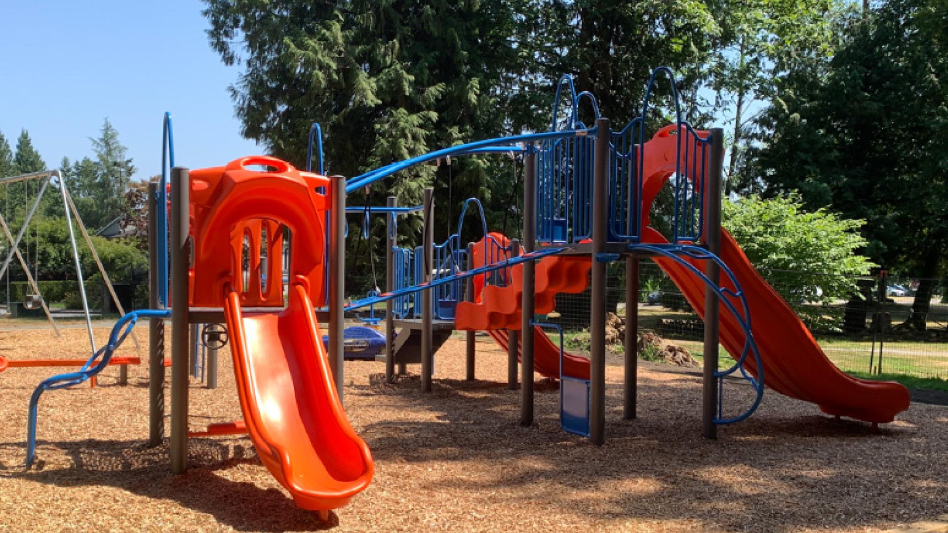 Westview Park Playground in summer