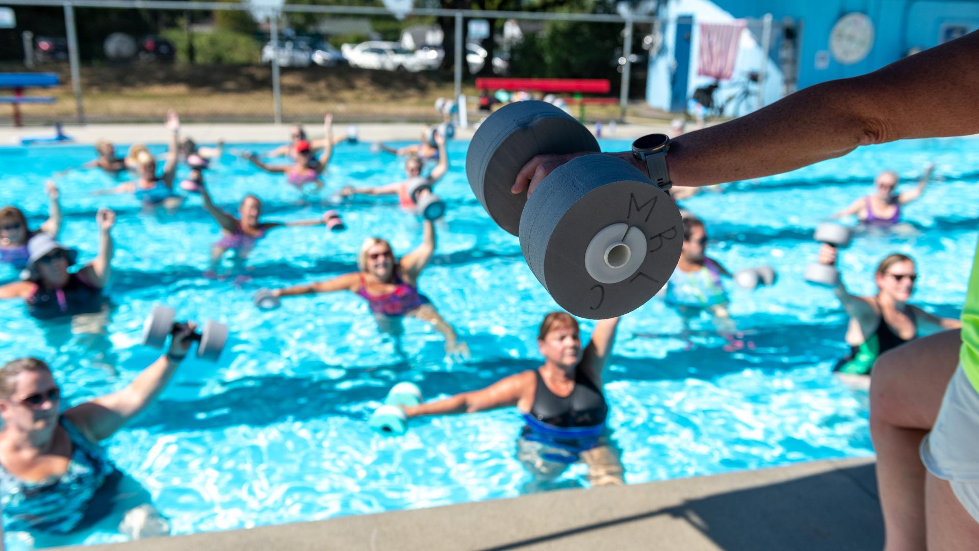 Aqua Fitness Class at Hammond Outdoor Pool