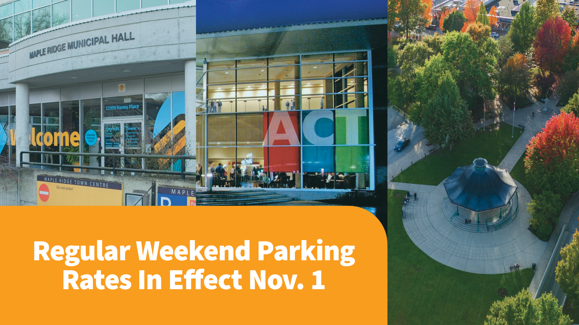 photo collage of Maple Ridge downtown 