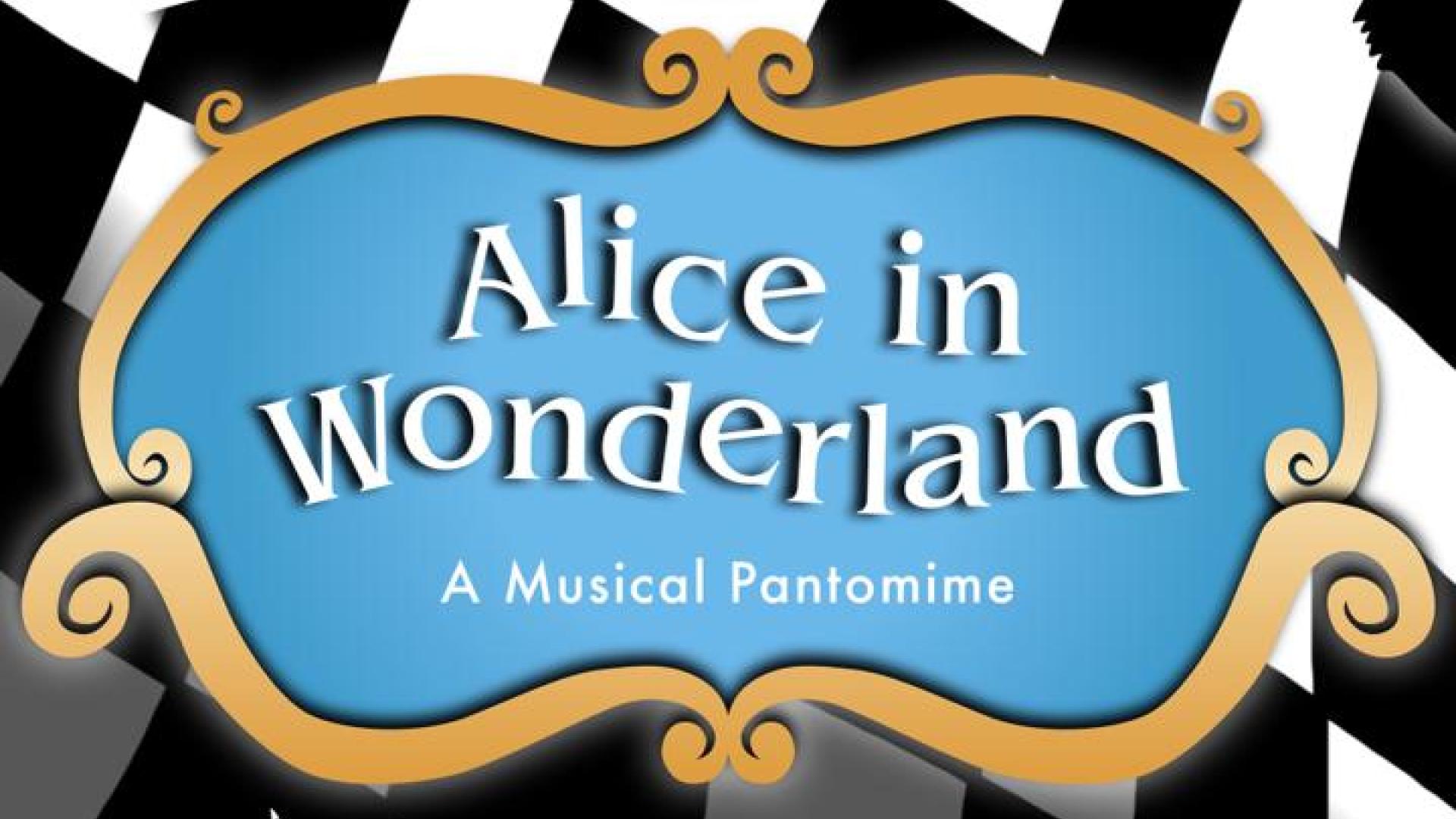 A poster containing details of the Alice in Wonderland performance happening at the ACT Theatre.