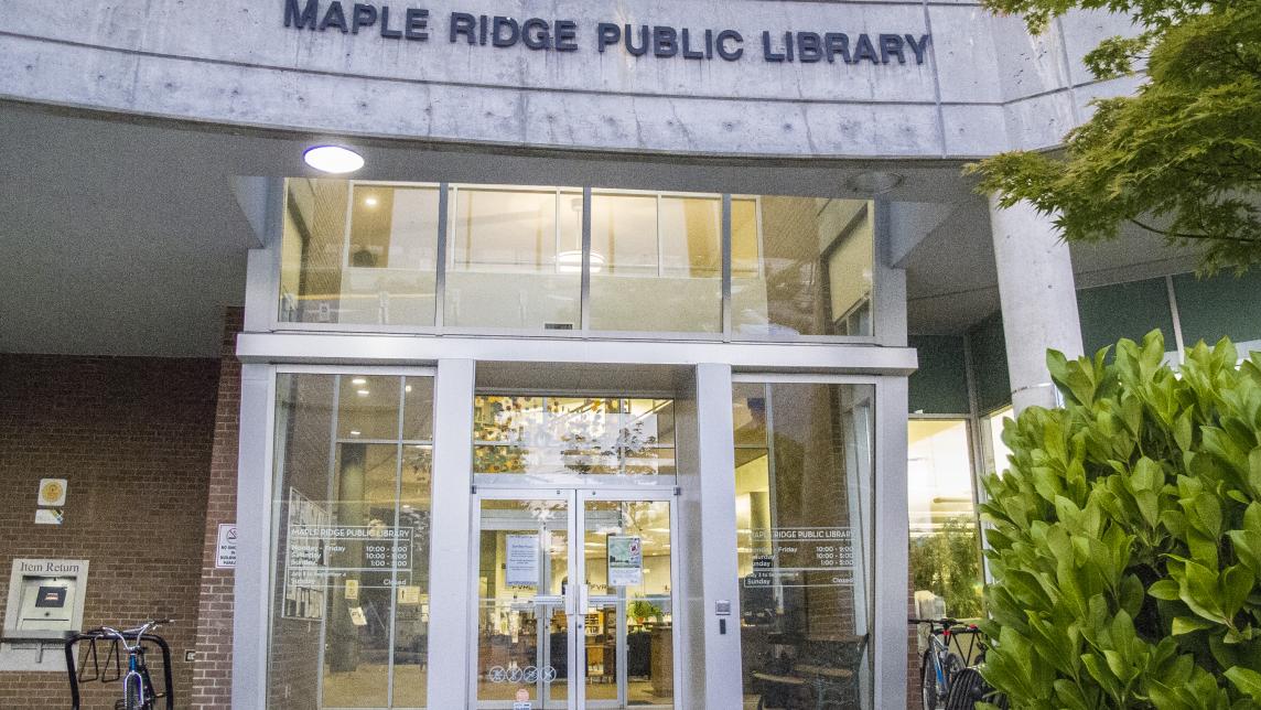Maple Ridge Library Entrance
