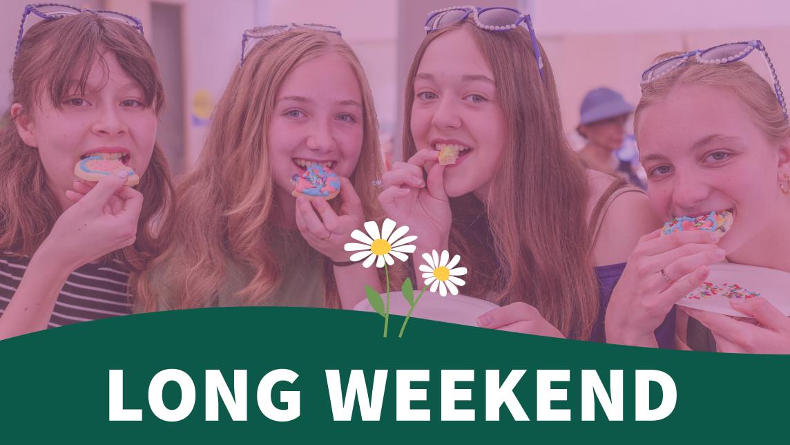 Teen girls eating cookies