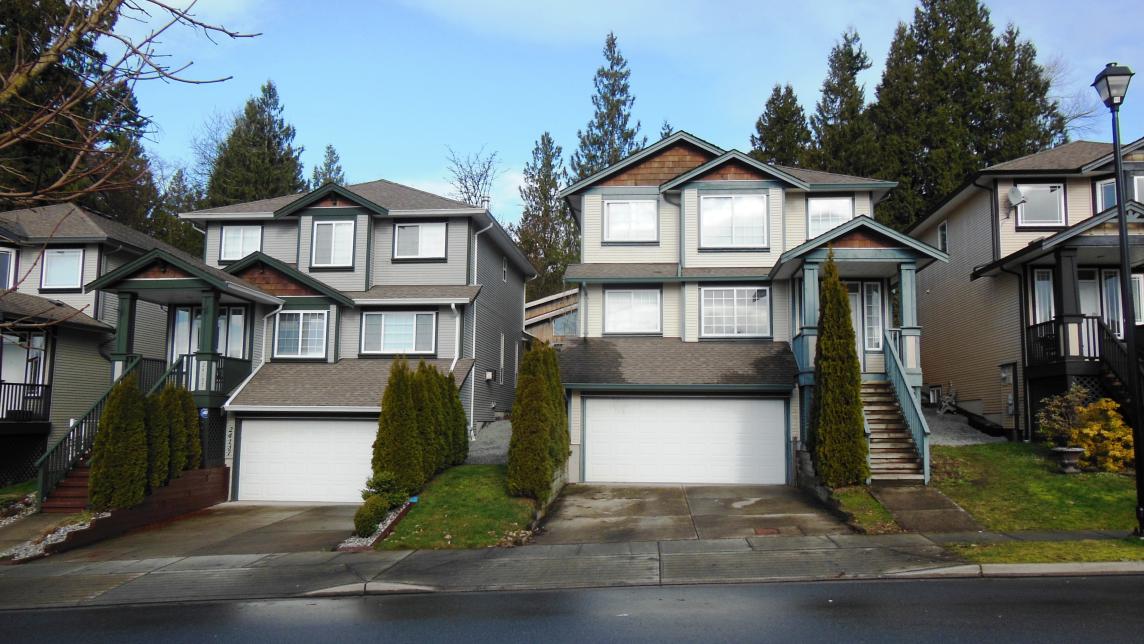 two 3-level houses