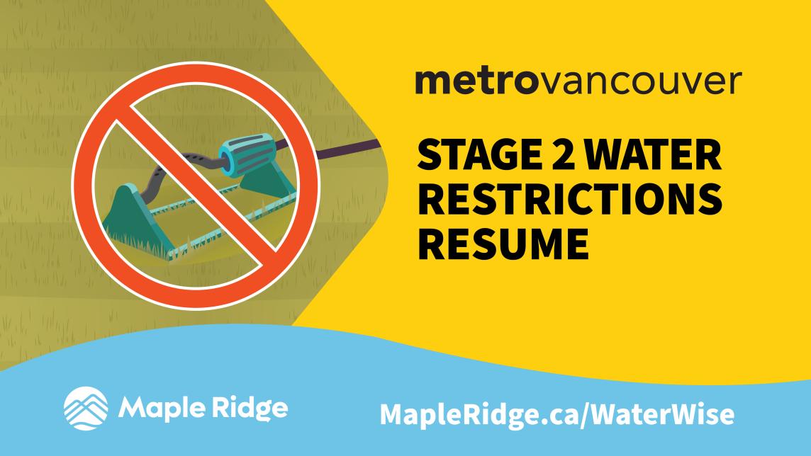 Stage 2 Water Restrictions Resume