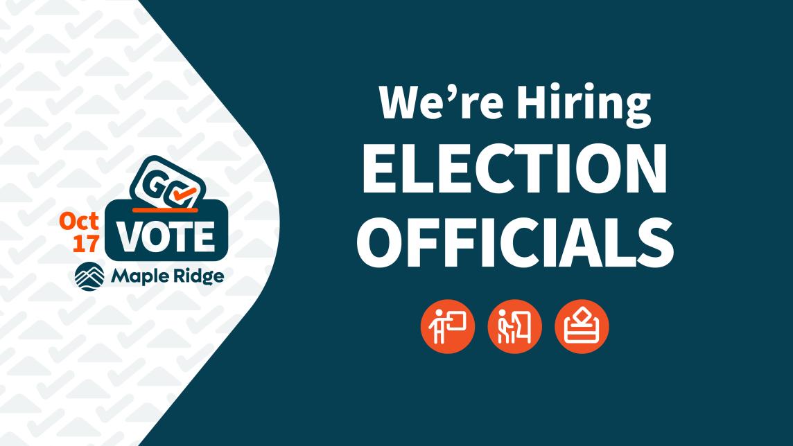 We're hiring election officials