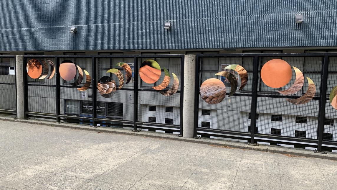 A decorative safety fence outside the Greg Moore Youth Centre.