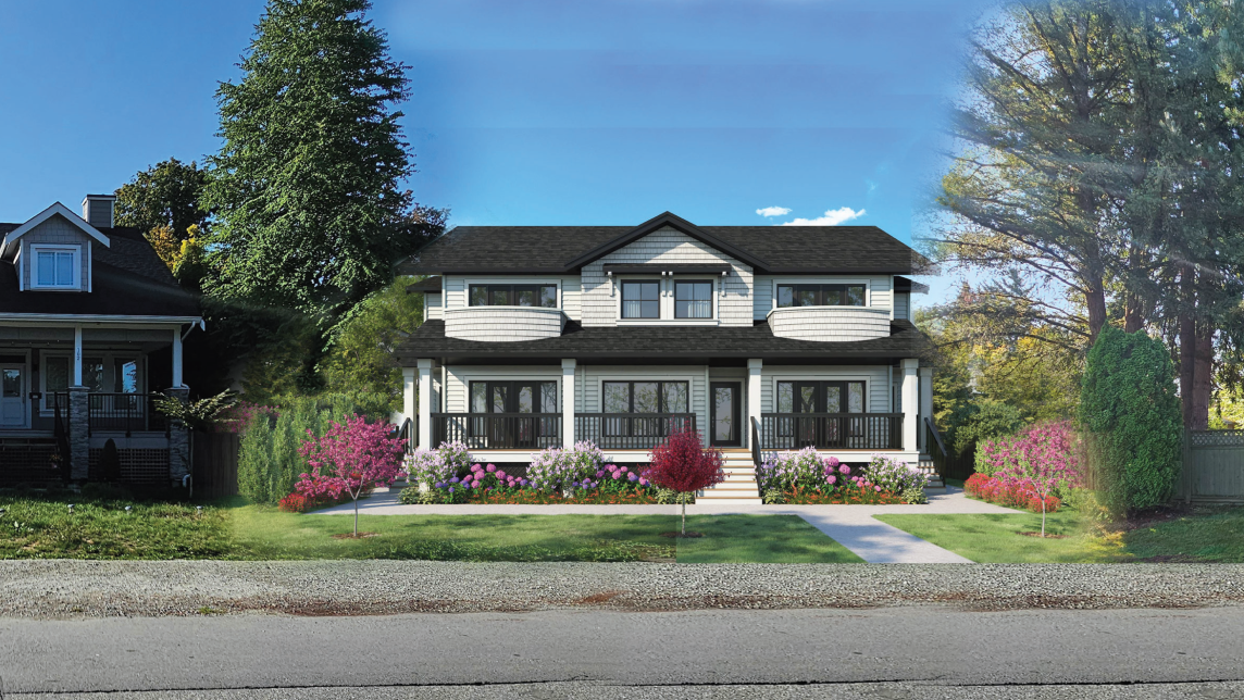 A rendering of an approved triplex construction on 119 Avenue.