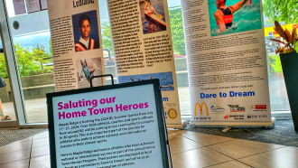 Hometown Heroes display 