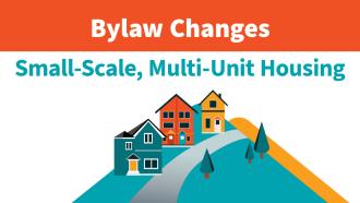 Graphic with three different types of houses on it