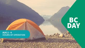 tent outside by lake