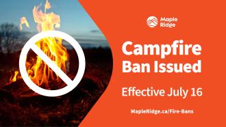 Campfire Ban Issued Effective July 16