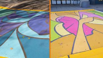 close up photo of each crosswalk