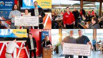 A collage showing the Innovation Challenge 2026 Winners at the celebrations held at the Patch Brewery.