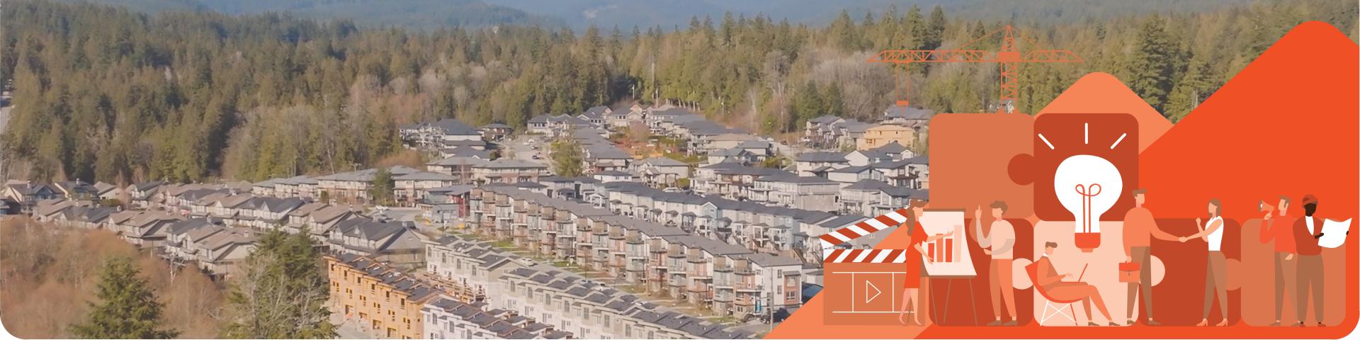 Neighbourhood with New Construction Being Built