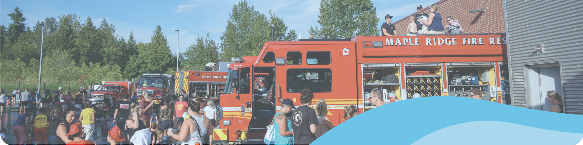 community event at the fire hall