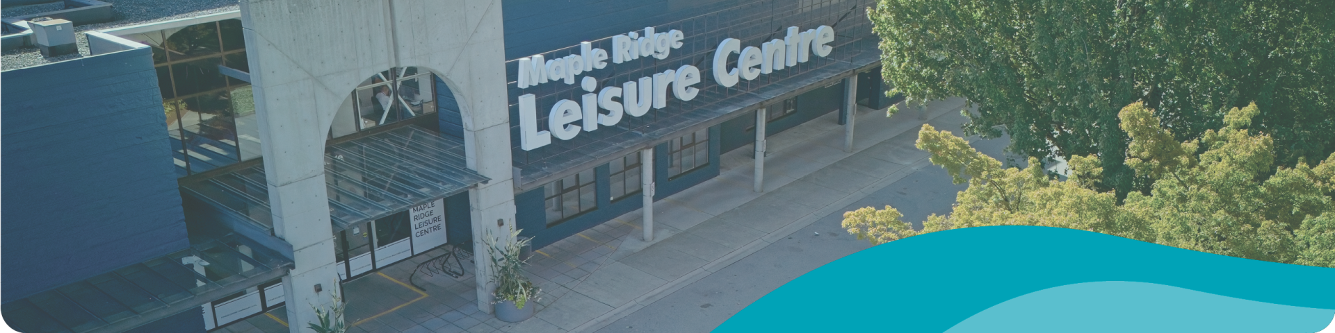 Exterior of the Maple Ridge Leisure Centre