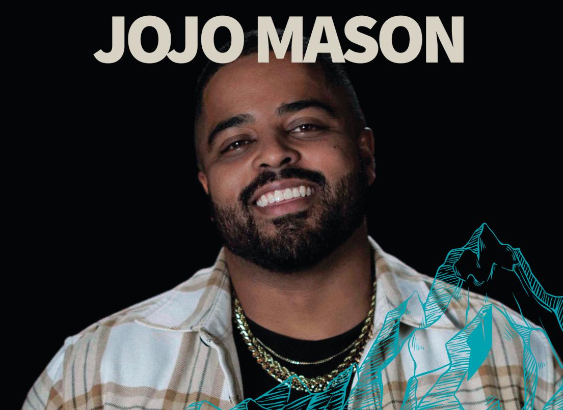 Jojo Mason smiles.