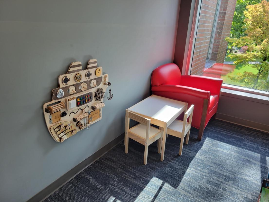 Baby Friendly Feeding Space in Maple Ridge Library