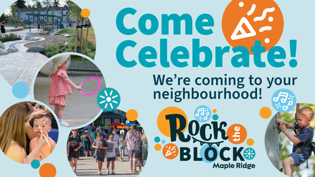 Pictures from Rock the Block in a Collage