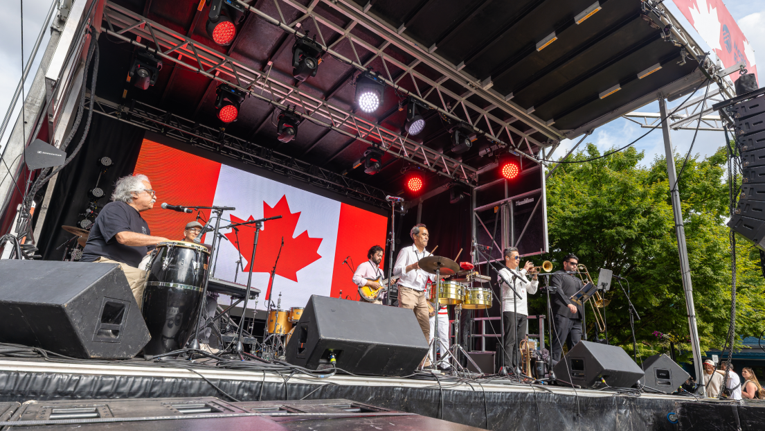 Rumba Calzada Performing on Canada Day