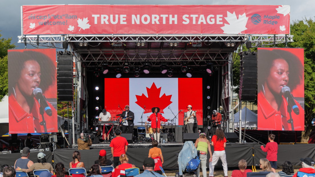 Zada Performing on Canada Day