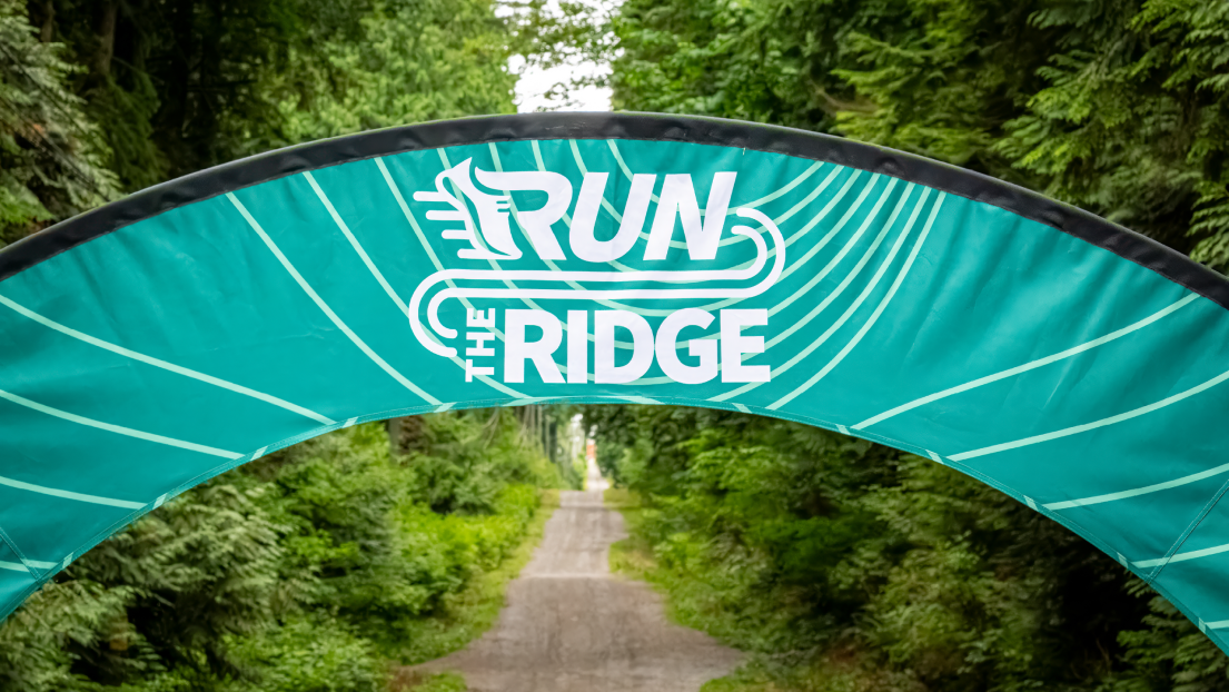 Run the Ridge Arch Banner