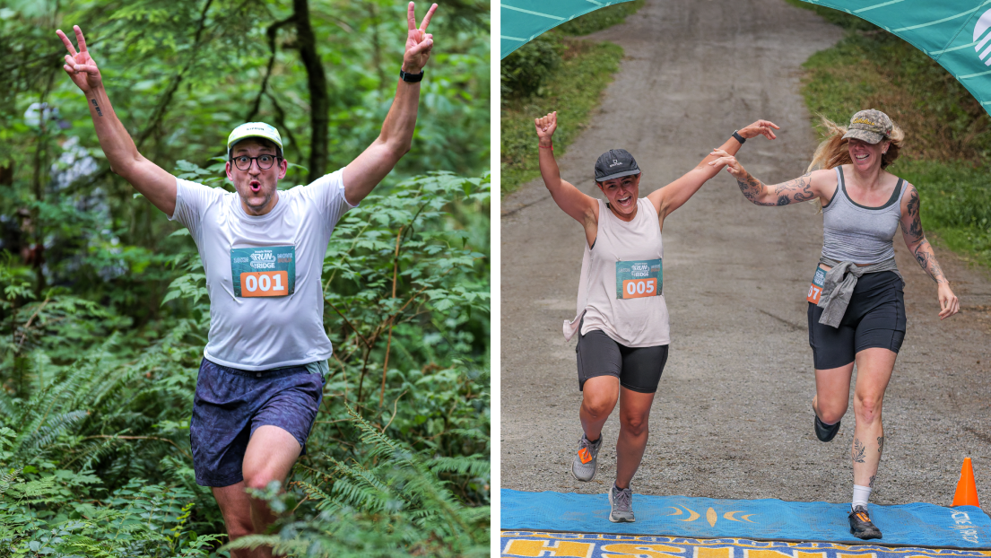 Runners on the Course at Run the Ridge