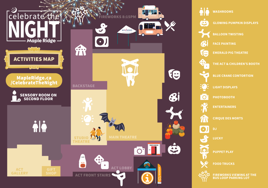 Celebrate the Night Sitemap
