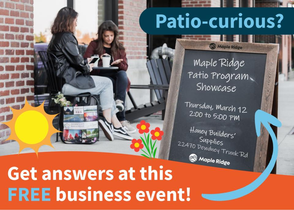 Patio Program Showcase event promotional image