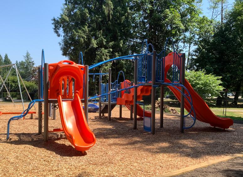 Westview Park Playground in summer