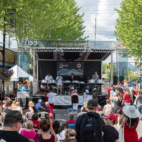 Canada Day celebration on 224 Street