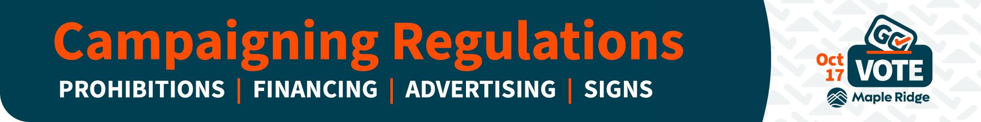 Campaigning Regulations